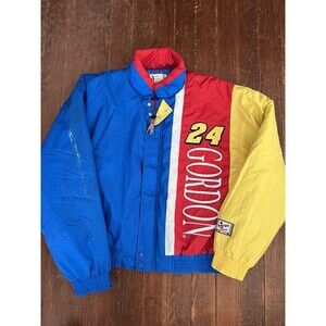 Vintage Puffy Jacket Jeff Gordon 24 Nascar DUPONT Racing Embroidered 2X - Flawed